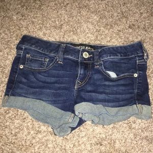 Express jean shorts